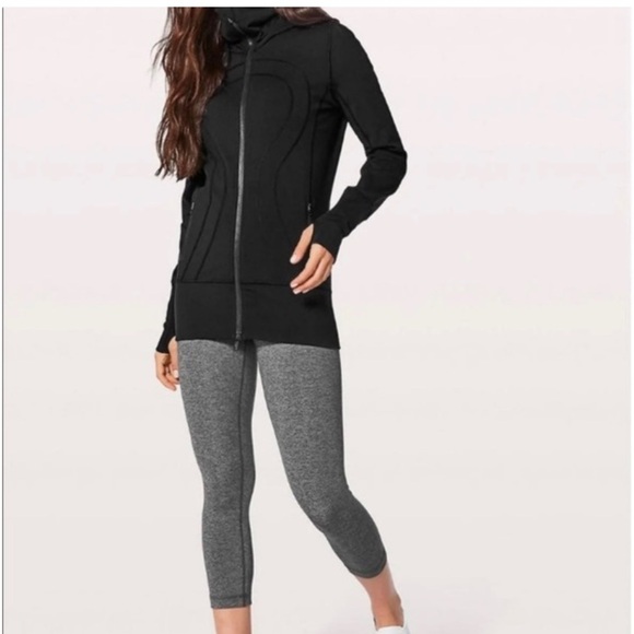 Lululemon stride 2  Jacket athletic zip black casual yoga spring active casual - Picture 6 of 11